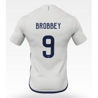 Ajax Brian Brobbey #9 Vonkajší futbalový dres 2023-24 Krátky Rukáv